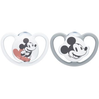 Set de 2 Chupetes NUK Disney Space Mickey Mouse T2