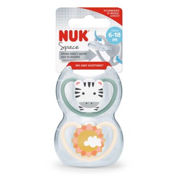 Set NUK de 2 Chupetes Space