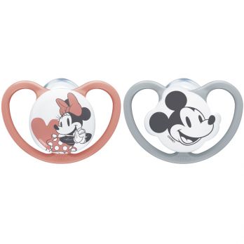 Set de 2 Chupetes NUK Disney Space Mickey Mouse T1