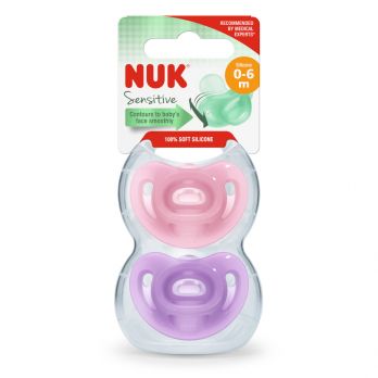 Set Nuk de 2 Chup. Sensitive